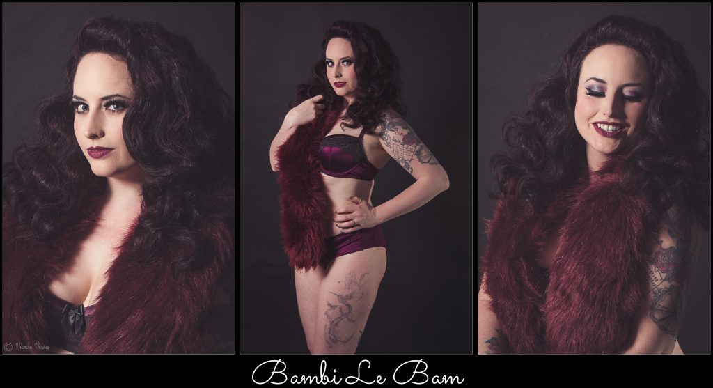 BambiLeBam portrait photo shoot pinup boudoir lingerie khandie photography northampton