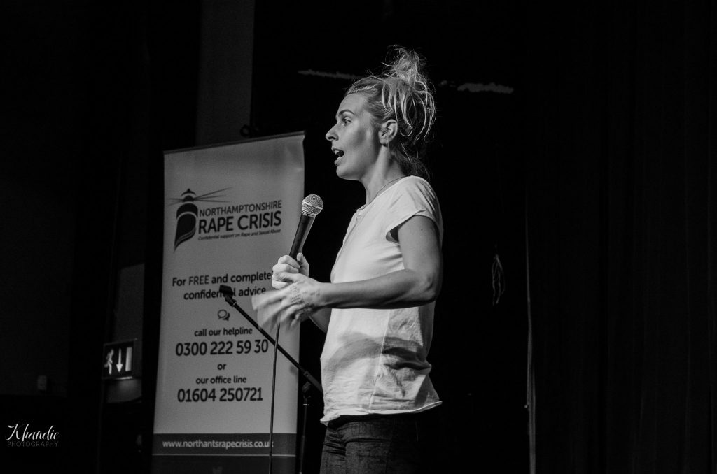 sara pascoe, khandie, photography, northampton, rape, crisis, female, comedy, standup,
