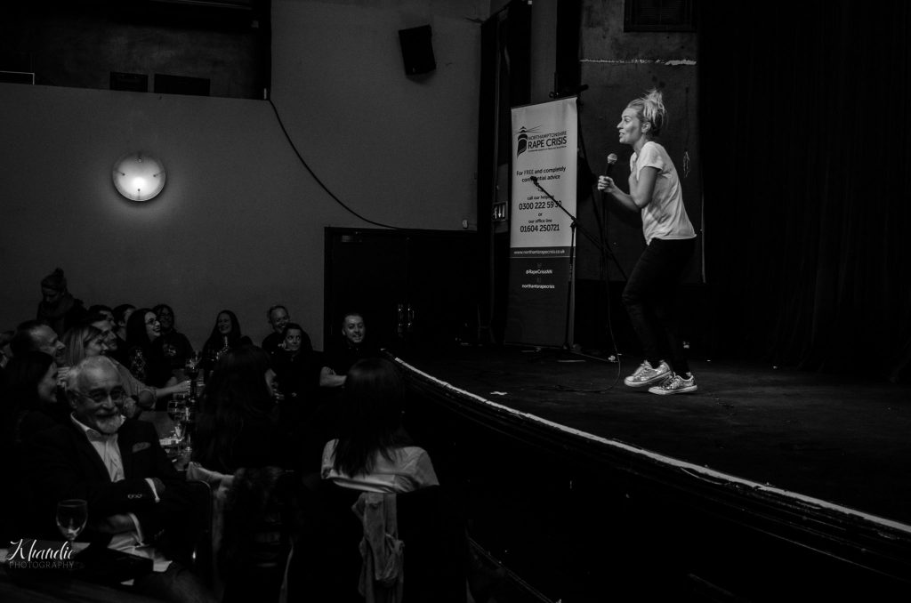 sara pascoe, khandie, photography, northampton, rape, crisis, female, comedy, standup,