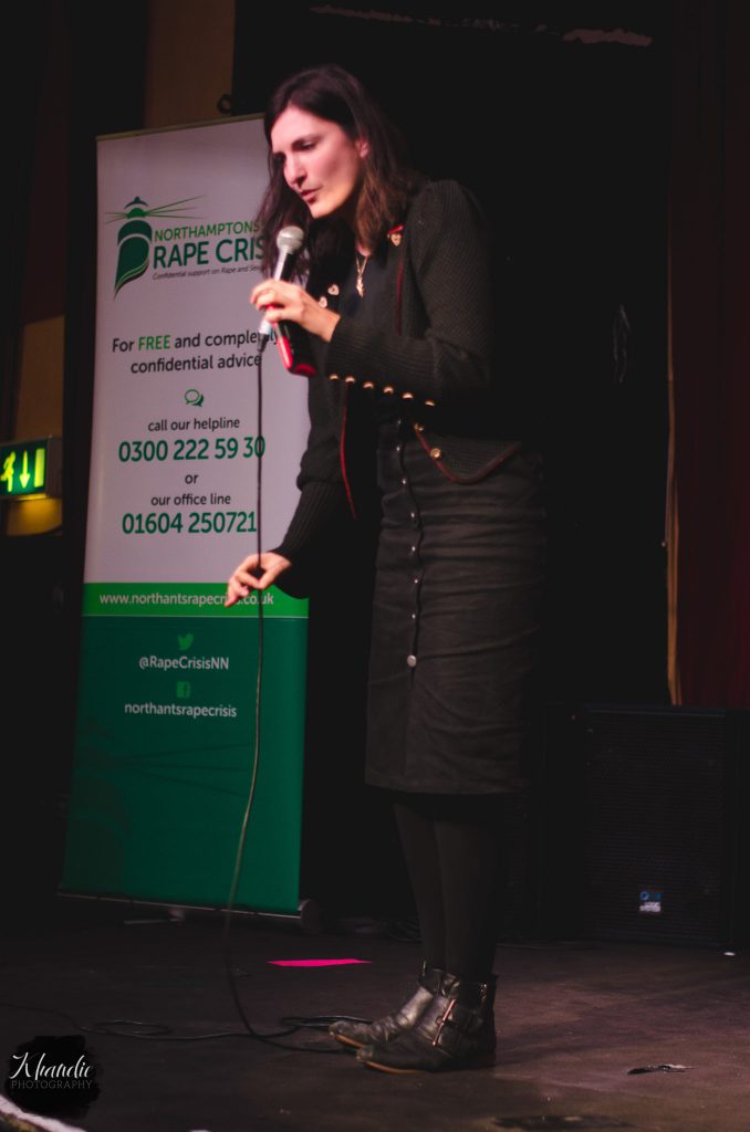 sara pascoe, khandie, photography, northampton, rape, crisis, female, comedy, standup,
