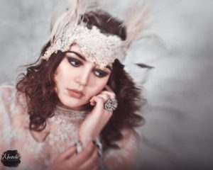 art deco, flapper, portrait, khandie, photographer, nikon, headdress, northampton,, lensbaby,