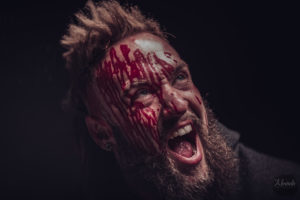 lensbaby, viking, godox, nikon, hema, male, portrait. viking, blood, northampton, khandie, promo, shoot, studio, photo,