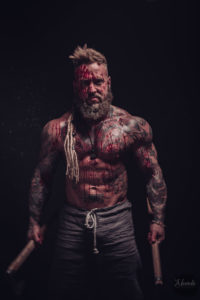 lensbaby, viking, godox, nikon, hema, male, portrait. viking, blood, northampton, khandie, promo, shoot, studio, photo,