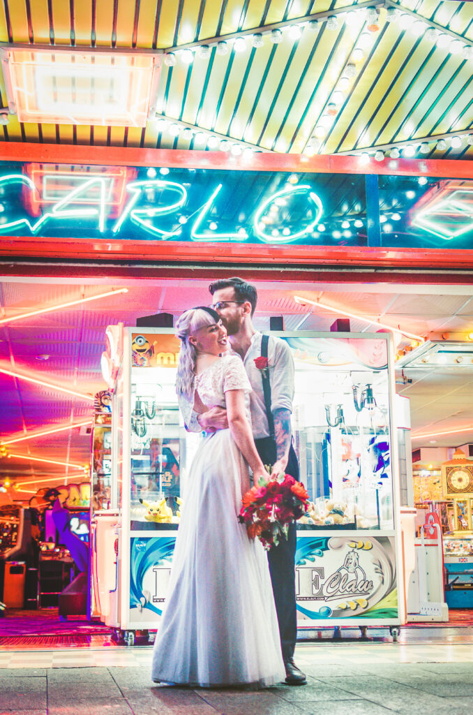 wedding photography neon alt