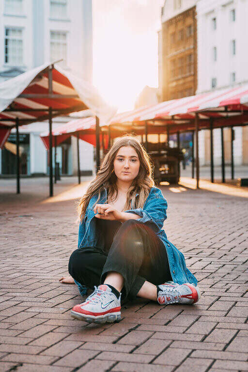 teen portrait backlit northampton photographer photography natural light